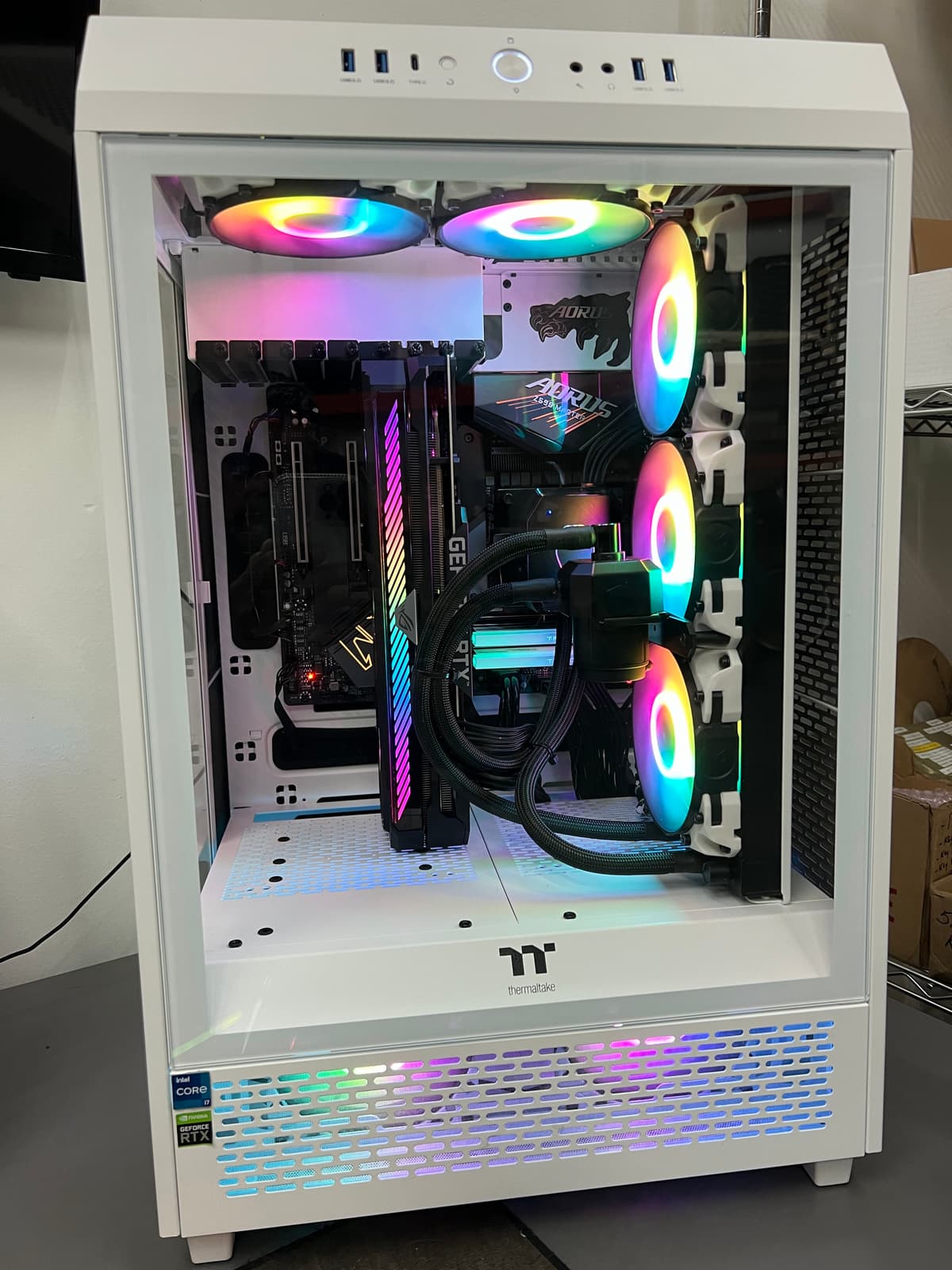 Cable management detail